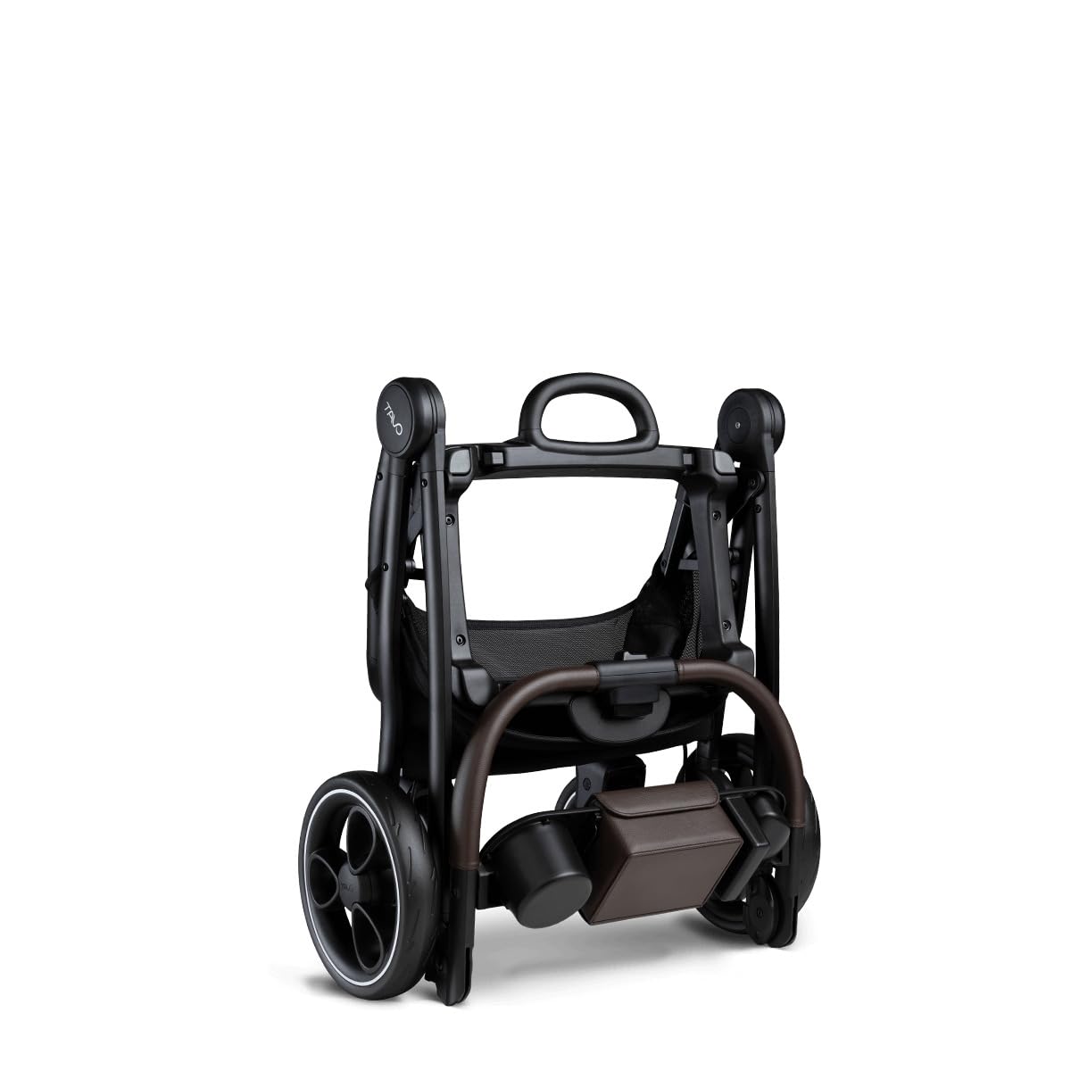 Tavo Roscoe Pet Stroller – Black | Lightweight Foldable Pet Stroller Frame with One-Hand Compact Fold, Multi-Terrain Suspension & EVA Tyres | Compatible with Maeve Pet Seat 4