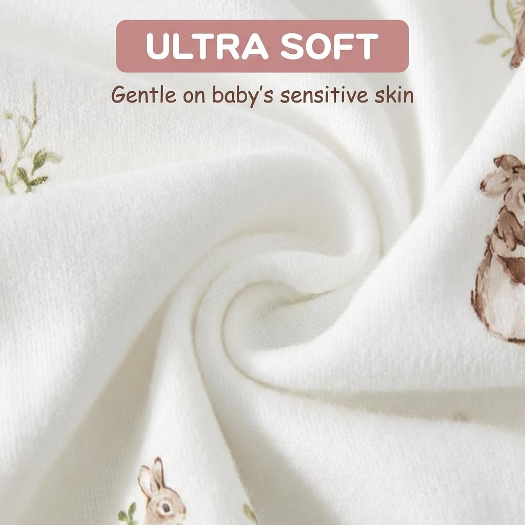 Mameluco de algodón 100 % orgánico suave para bebés recién nacidos de 0 a 6 meses, unisex de manga larga para niños y niñas