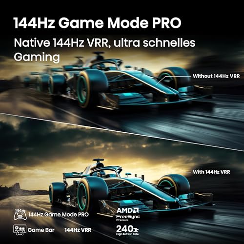 Hisense 65E89Q Fernseher, 65 Zoll (164cm), 4K ULED Mini LED, Smart TV, 144Hz Game Mode PRO, Hi-View AI Engine, AI Smoothmotion, Built-in Subwoofer, Dolby Vision.Atmos, Filmmaker Mode, Hi-Concerto 6