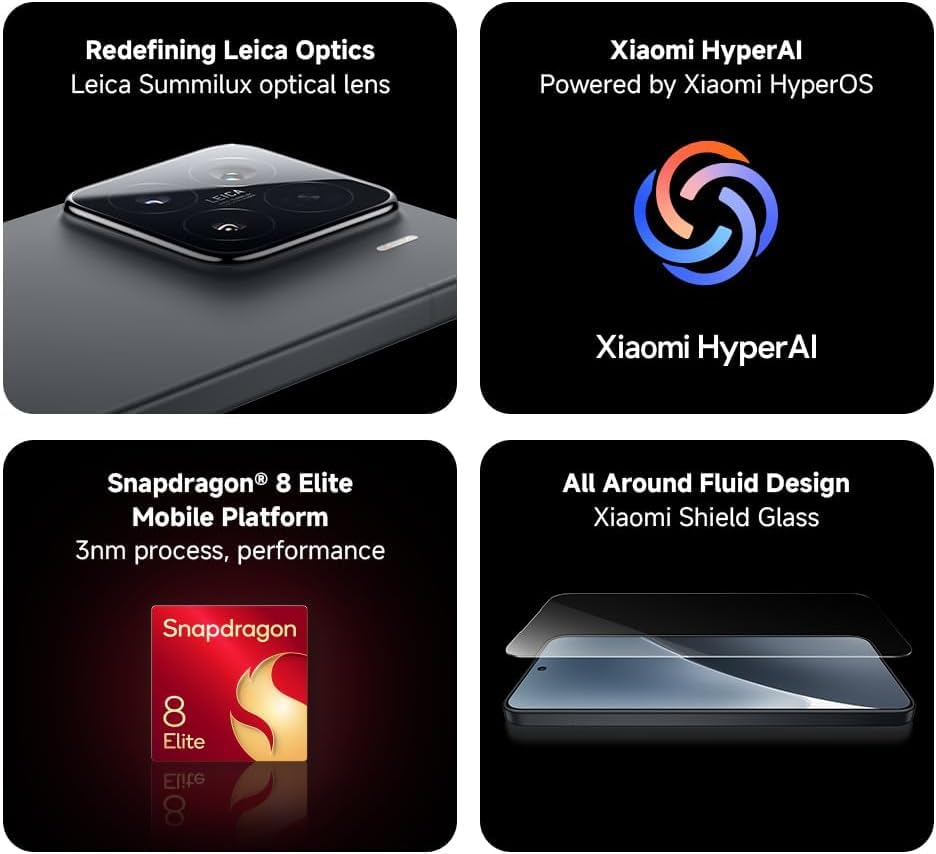 Xiaomi 15 Black 12GB RAM 512GB ROM: Buy Online at Best Price in