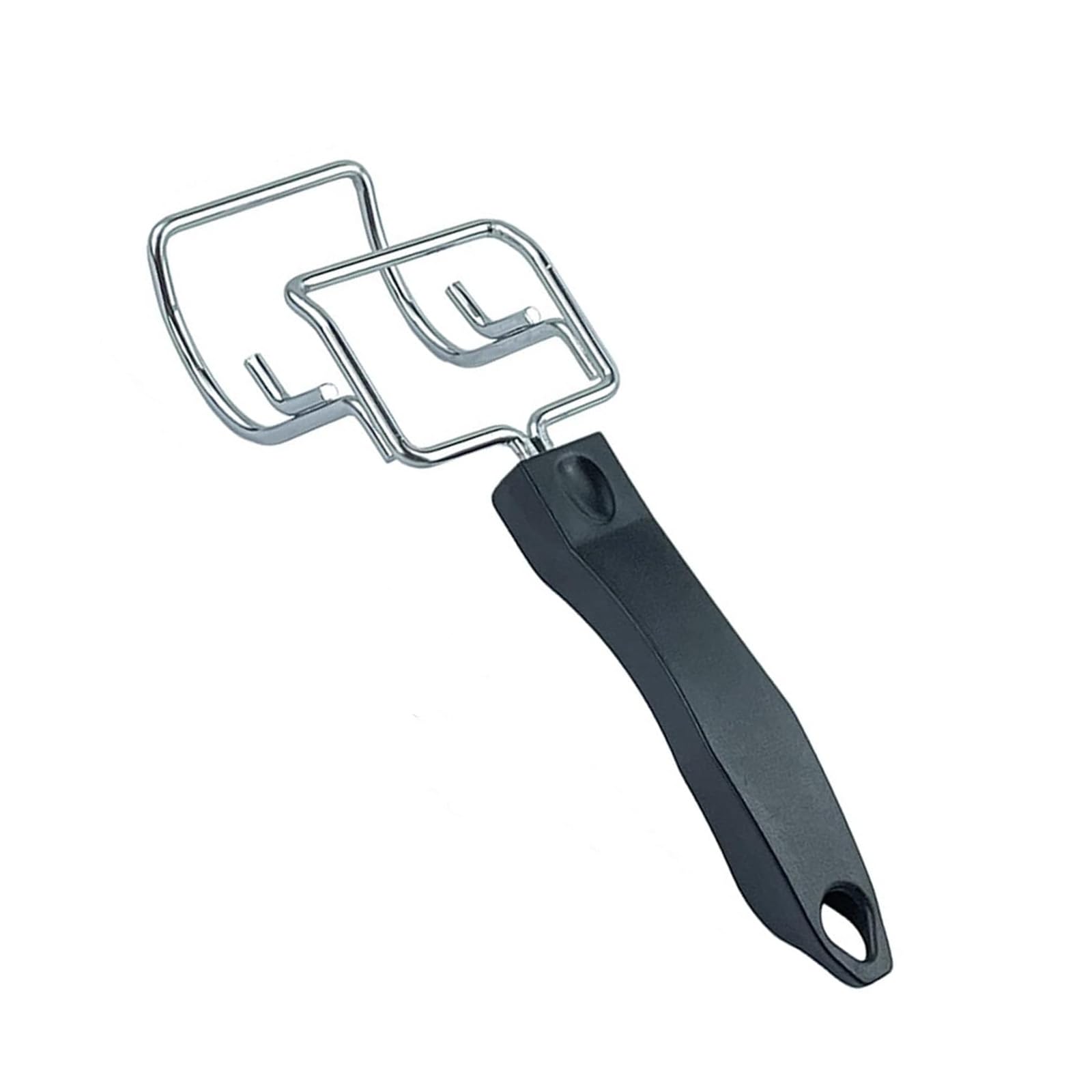 Oven Tray Remover with Metal Clip and Insulated Handle, Hot Tray Lifter for Air Basket, Baking Pan, Grill Rack and Oven Kitchen Use Hot Pan Puller Baking Rack Lifter Grabber Gripper Toaster Tool
