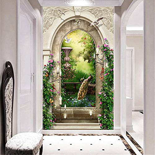 Kits Complets paon de jardin mosaïque 5D de strass 60x120cm pour salon