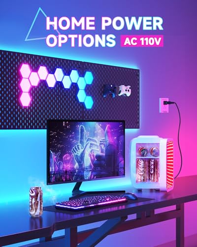 Image of BEICHEN Mini Fridge, 4 Liter /6 Cans Small Fridge With Dimmable LED Light | Cooler and Warmer ,Compact and Portable,Quiet Operation,Home and Car Power Supply,Gaming mini fridge for Bedroom,Office