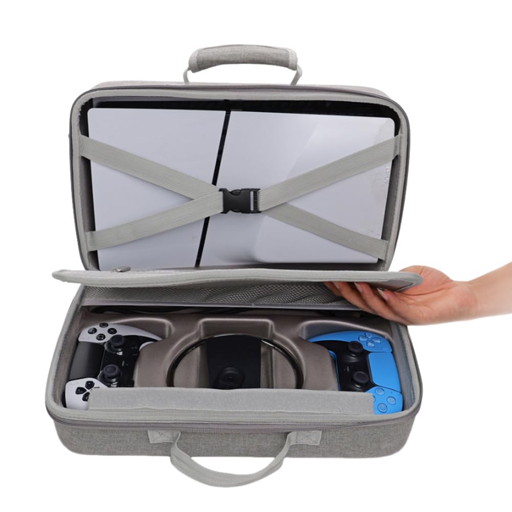 Estuche de Viaje para Play Station 5 Slim - Bolso rígido de protección para Consola y Accesorios
