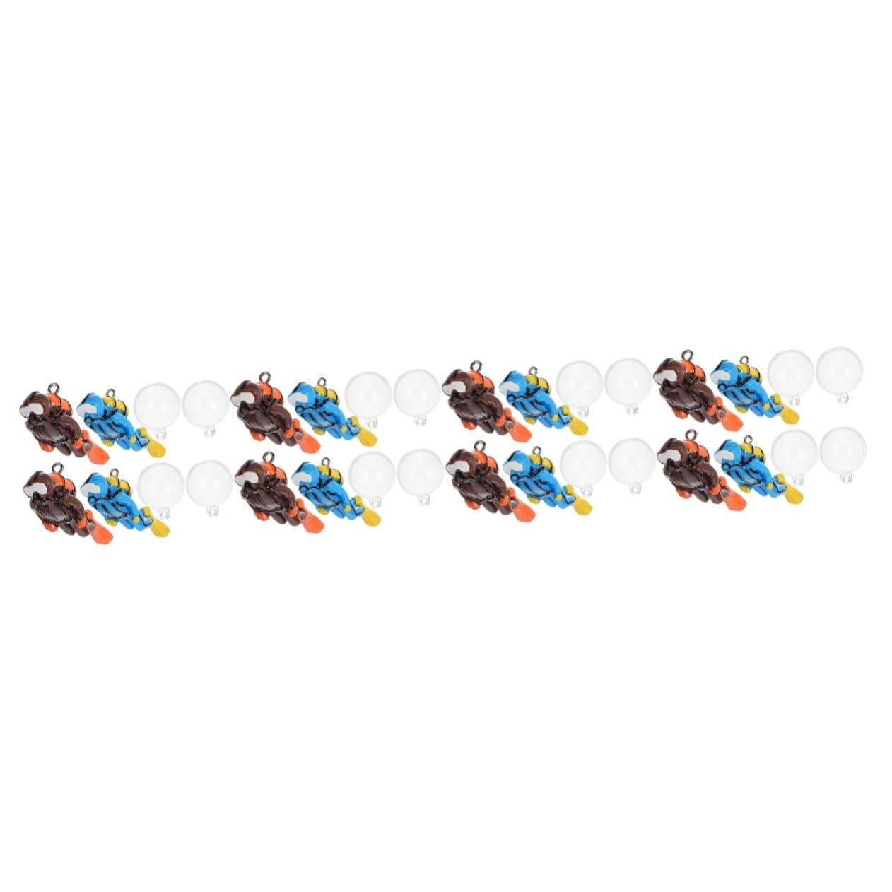 GLEAVI 4 Set Galleggiante Subacqueo Ornamenti Decorativo Decorazioni Figura del Subacqueo del Serbatoio di Pesce Adorabile Decorazione Dell'acquario Resina 4 Pezzi * 4