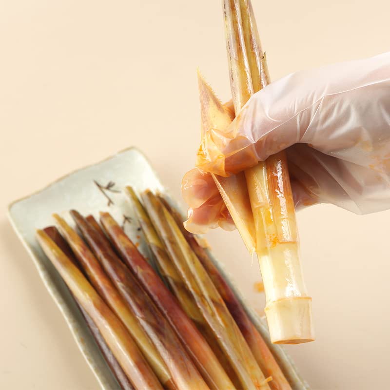 Miniatura 5 de Brotes de bambú fresco de especialidad china, comida informal lista para comer, brotes de bambú crujientes, brotes de bambú pelados a mano, paquete