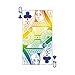 Waddingtons Number 1 Rainbow Playing Card Game, brighten your games including Snap and Poker with this deck, travel companion, gift and toy for ages 6 plus