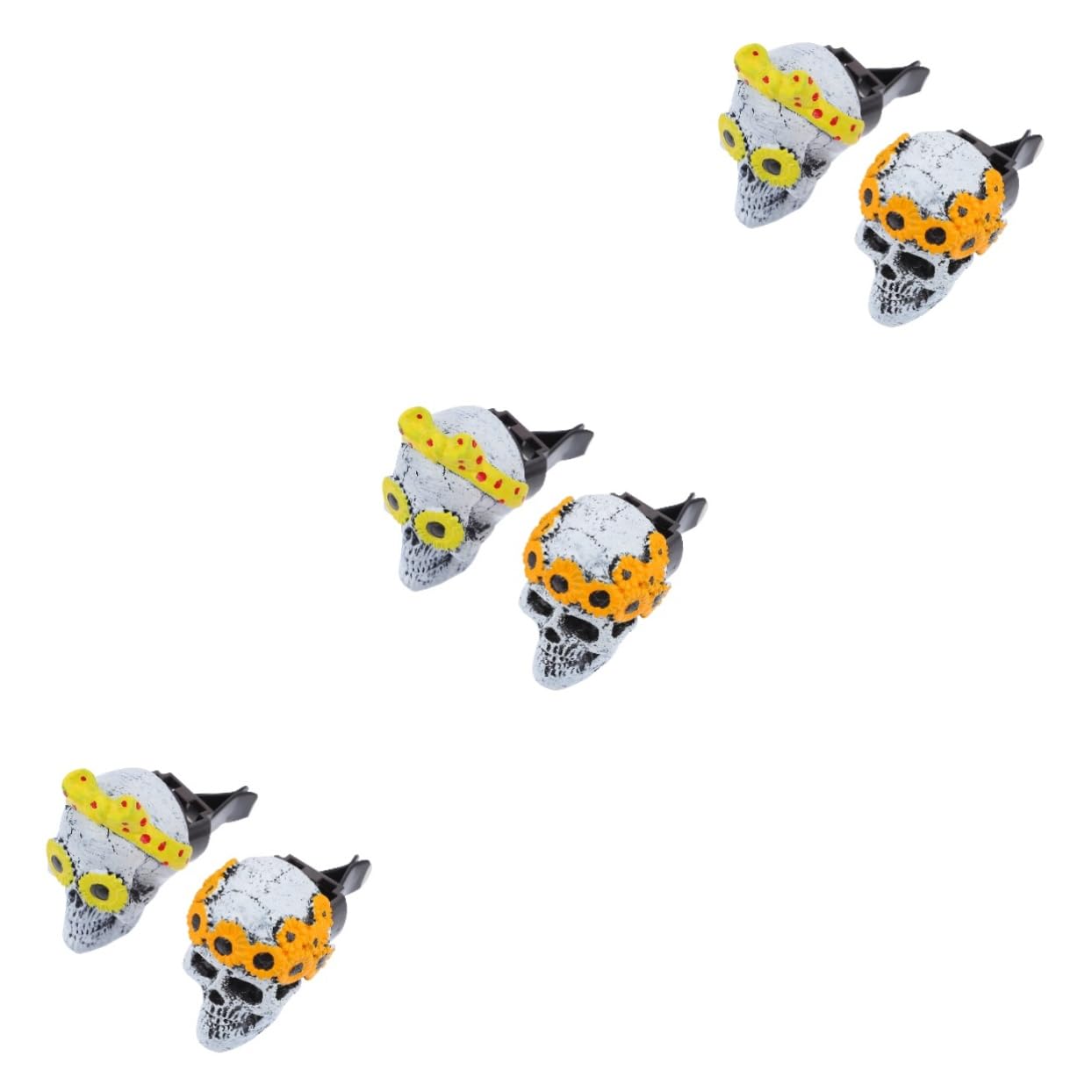 SHERCHPRY 6sets Clip Profumo Per Auto Con Design Fantasmino Diffusore Decorativo Per Ventilazione Auto Accessorio Per Facile Da Installare e Unico