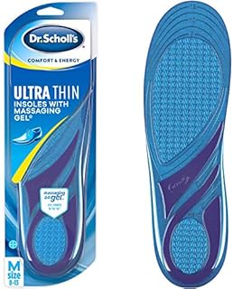 Dr. Scholl's ULTRA THIN Insoles // Massaging Gel Insoles 30% Thinner in the Toe for Comfort in Dress Shoes (for Men's 8-13, also available for Women's 6-10)