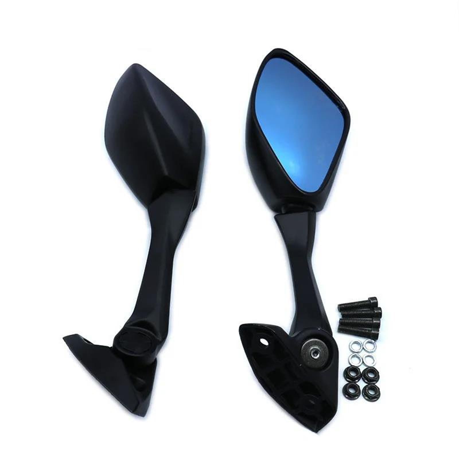 Sicurezza del veicolo Specchietti Retrovisori Per Moto Specchietto Laterale Per SUZUKI Per SF150 Per GSX250R 2021+(Blu)