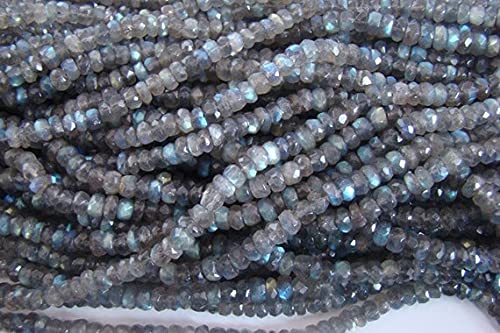 Labradorite de 2.5mm à 3mm pour assembler un collier d'été tendance - 2