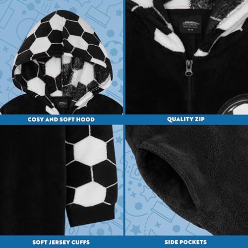 Get Trend One Piece Pajamas for Boys, Teens Fleece Loungewear Soft Jumpsuit Sleepwear Cozy Nightwear Gifts for Boys - Image 5