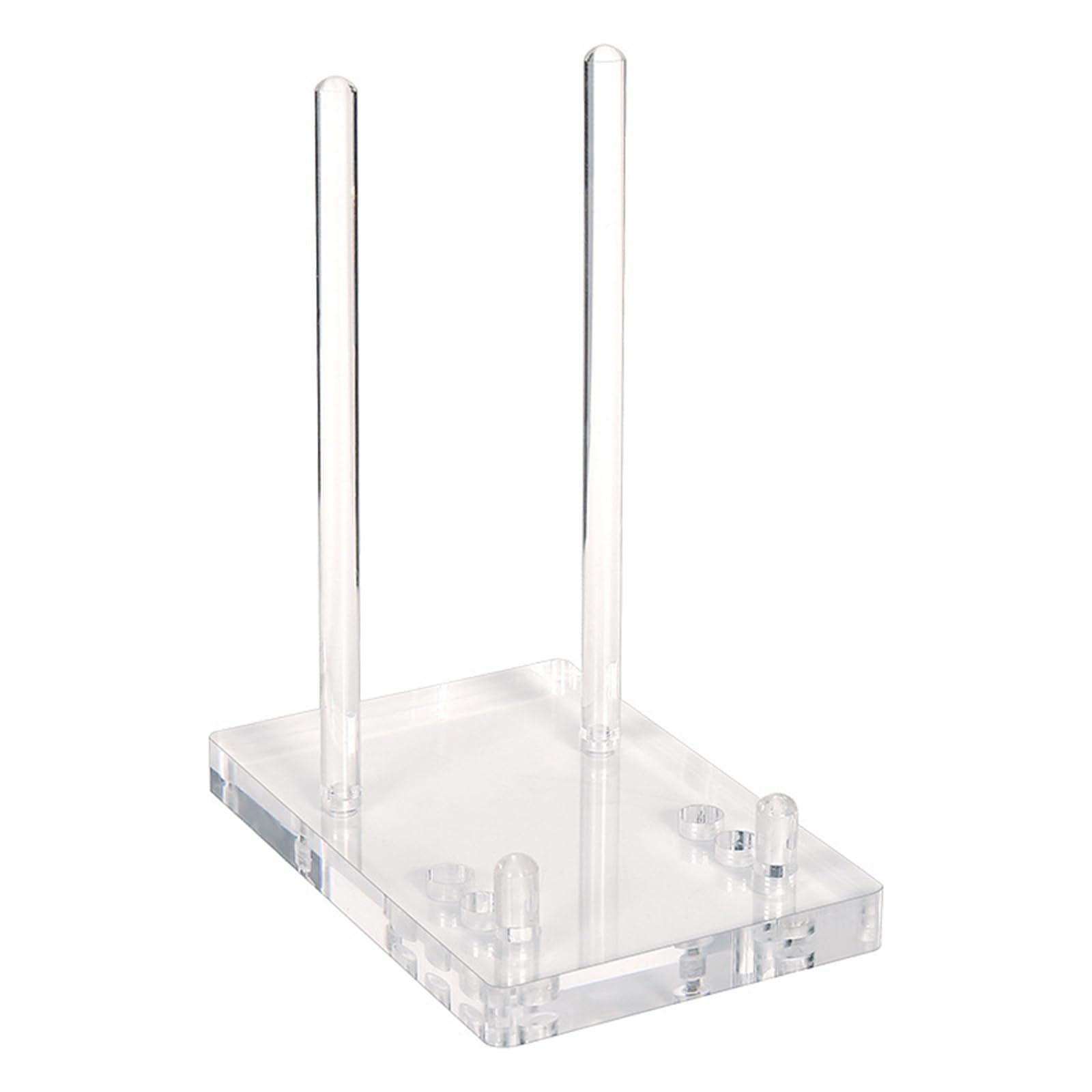 HZBB Clear Acrylic Stand Adjustable Desktop Book Display Stand for Displaying Decorative Plates Album Artwork Picture Frame Photo Easel