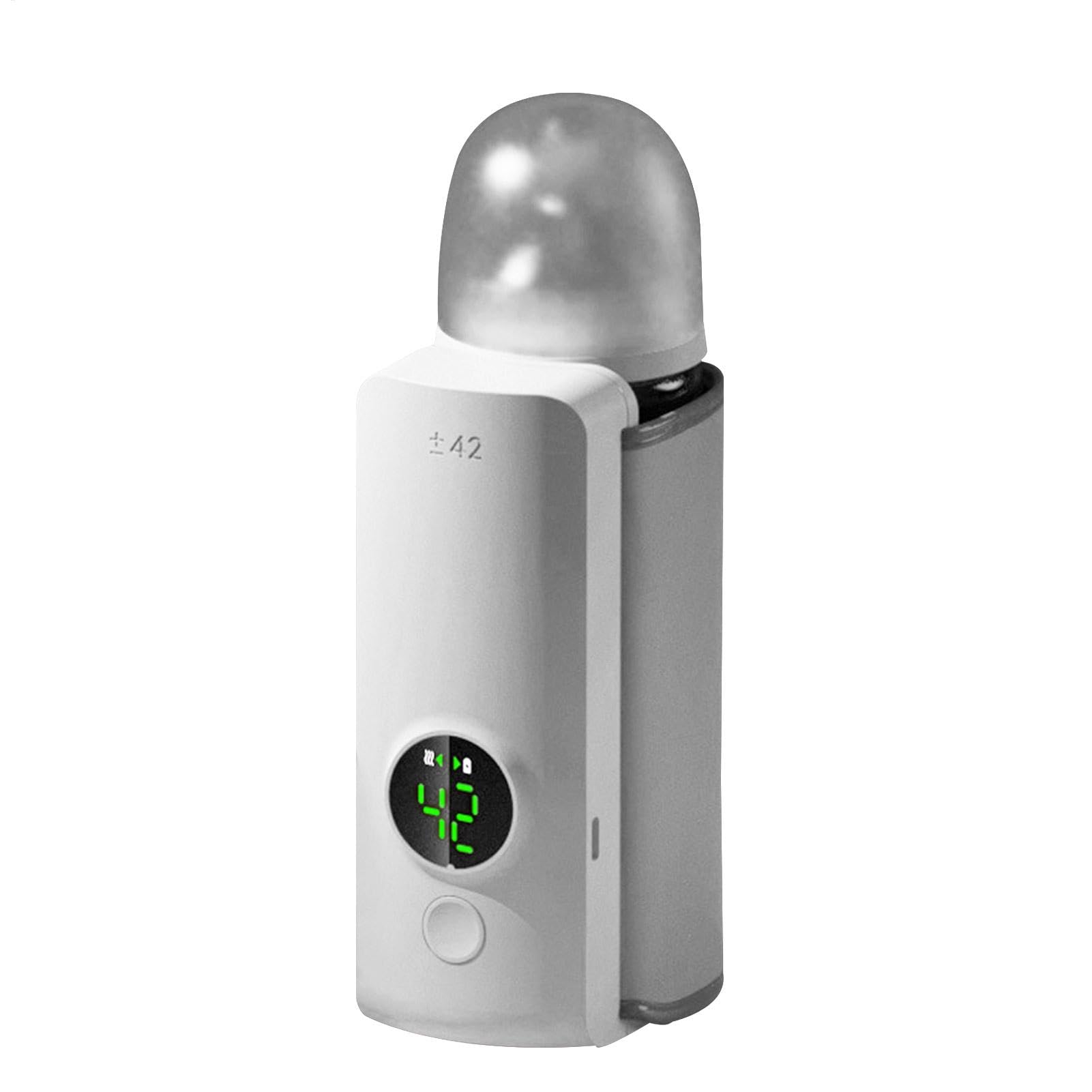 Scaldabiberon portatile – Scaldabiberon ricaricabile USB | Scaldabiberon portatile senza fili USB, alimentato a batteria, scalda latte per bambini per latte materno o latte artificiale