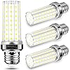 FanNicoo LED Corn Light Bulb 150W Equivalent 2500 Lumen 6500K Cool Daylight White 20W E26/E27 Base Non-dimmable Ceiling Fan Corn Lighting for Home Garage Warehouse Indoor LED Corn Bulbs Pack of 4
