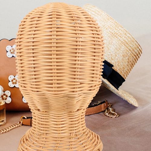 Support beige de qualité supérieure en rotin pour préserver vos chapeaux - 5