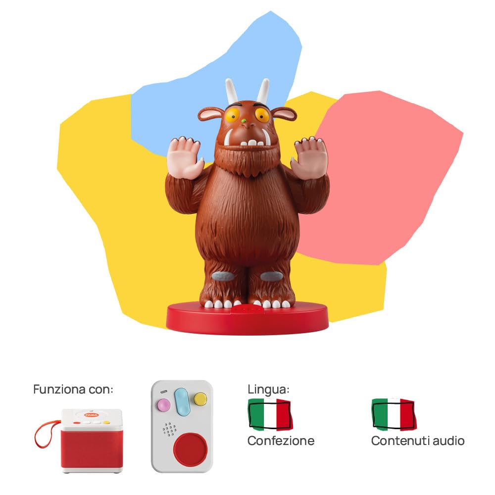 FABA Personaggio Sonoro – Il Gruffalò - storie sonore - Giocattolo, Contenuti Educativi, Versione Italiana, Bambini 3+ anni