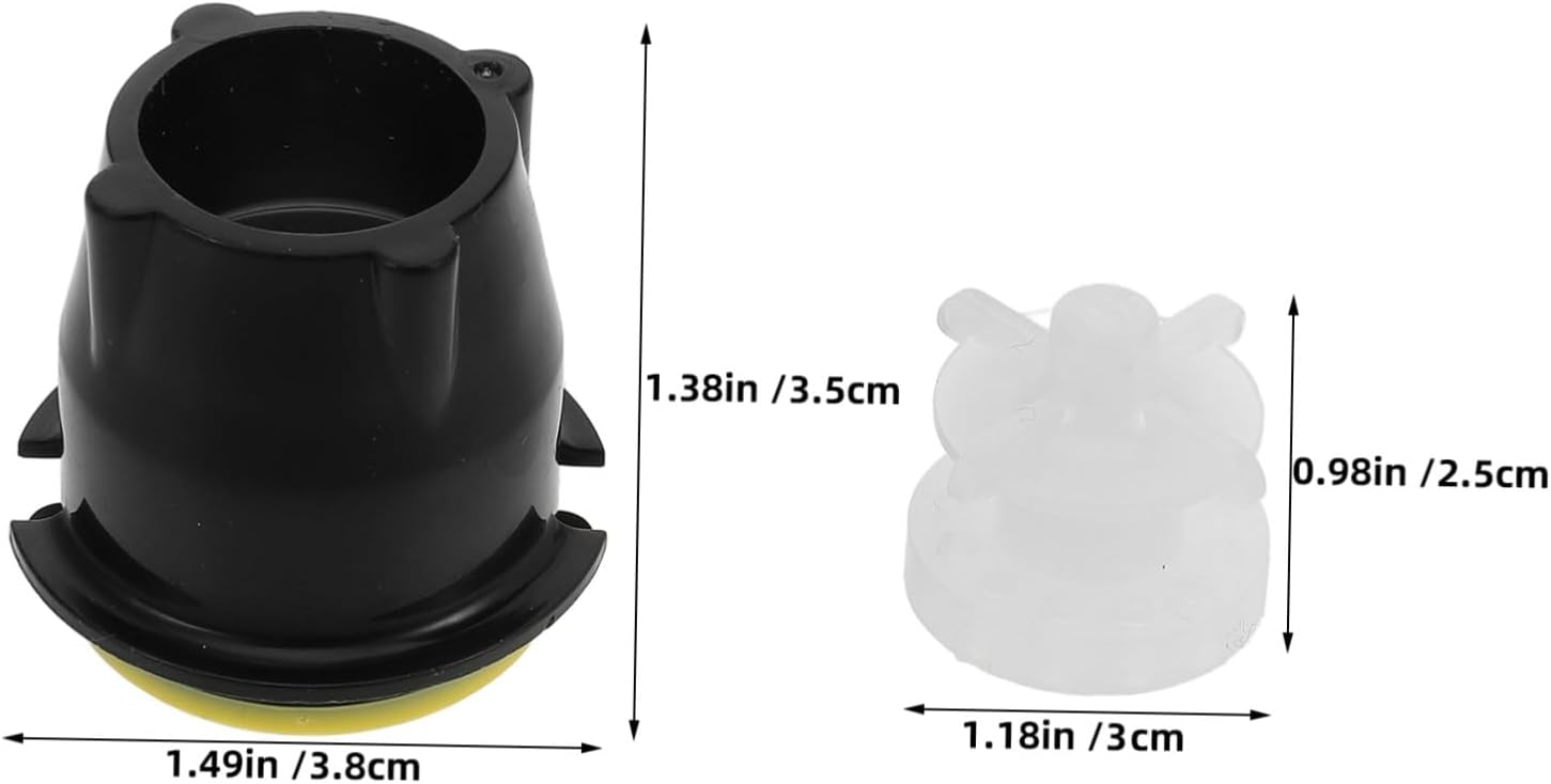 Mikikit 2 Sets Replacement Soda Maker Valve Nozzle and Valve Head for Commercial Carbonated Drink Dispenser, Drink Machine Upgrades for Juice Bars and Restaurants