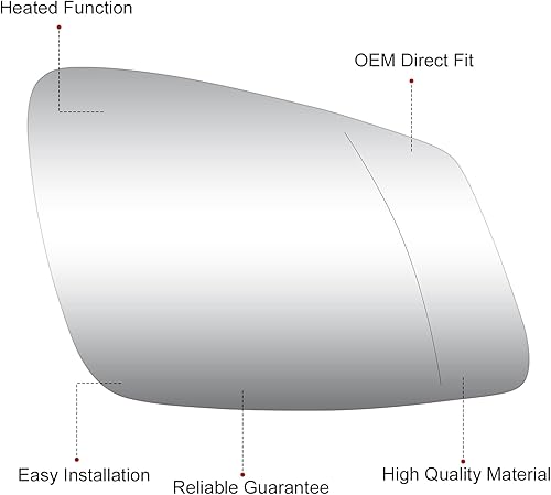 Miniatura 3 de Espejo retrovisor calefactable para BMW Serie M2-M6, para BMW 228i 320i 328i 330i 335i 428i 430i 430i 435i 440i 535i 640i F20 F22 F30 F32 F34 F36