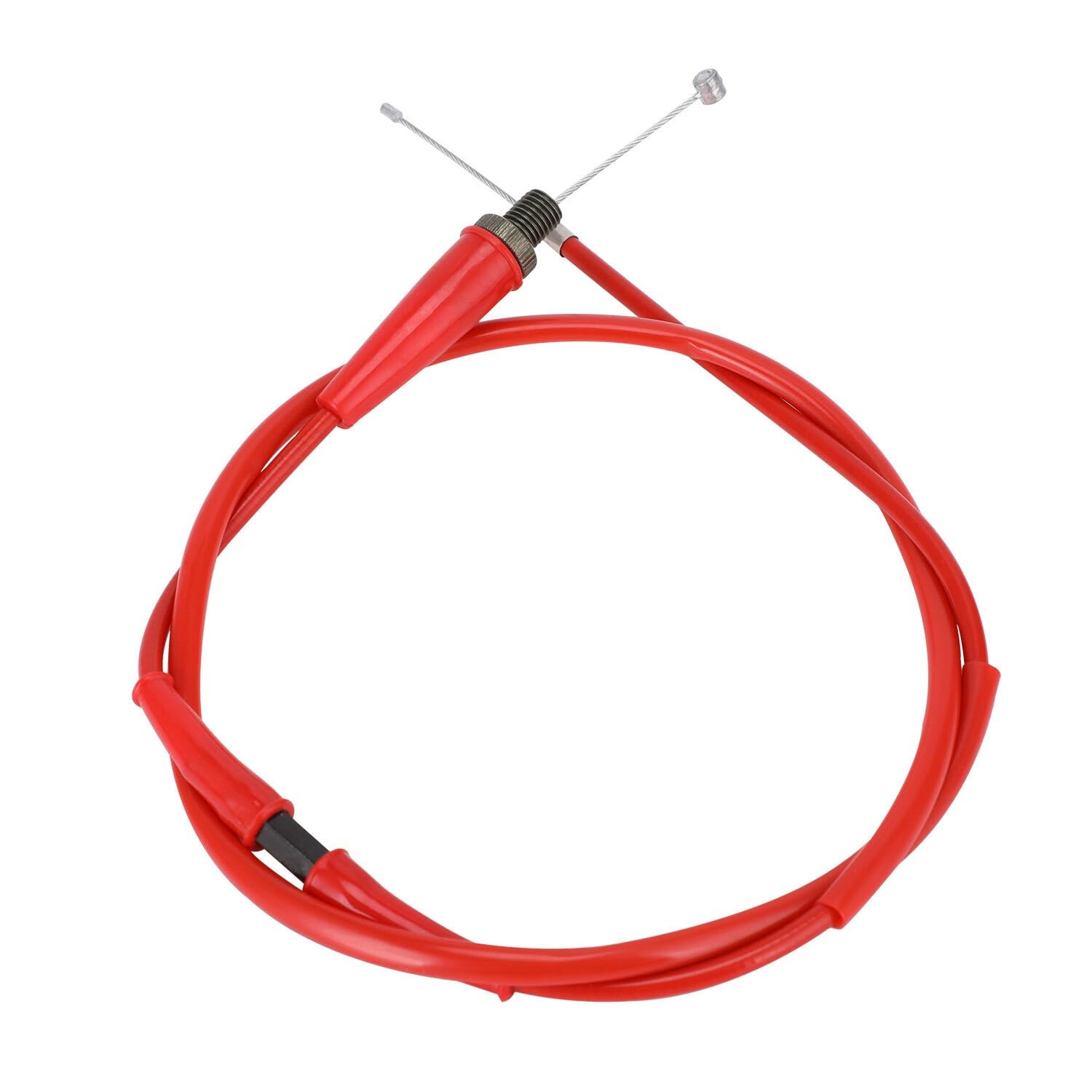 Cavo Acceleratore Adatto per Yamaha per Kawasaki per Honda per Suzuki Cavo acceleratore con collegamento diretto Cavo Frizione(Black)