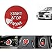 Produktbild LITTOU Rot Auto Start-Stopp-Schalter Knopf Schalter Abdeckung Zündschalter Druckknopf Cover für 1 2 3 4 5 6 7 X1 X3 X4 X5 X6 Serie
