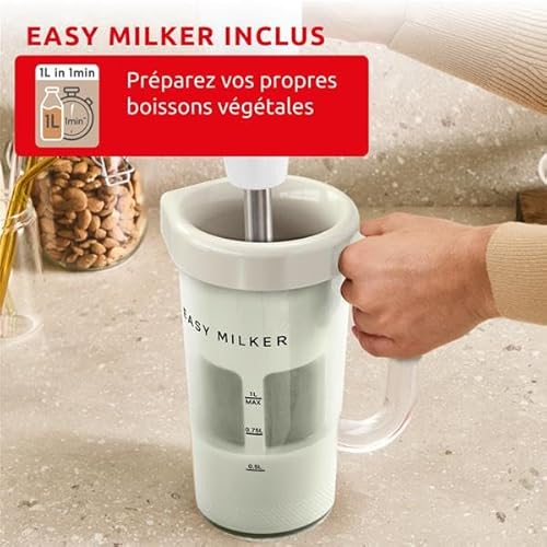 Moulinex Easy Milker & Quickchef+ Préparateur de lait végétal + pied mixeur VD70PAE0 - vue 5