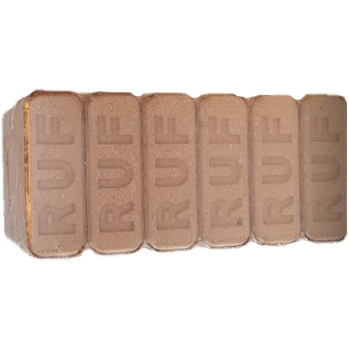 Buy 10KG Pack Oak RUF 100 Hardwood Heat Logs Environmentally