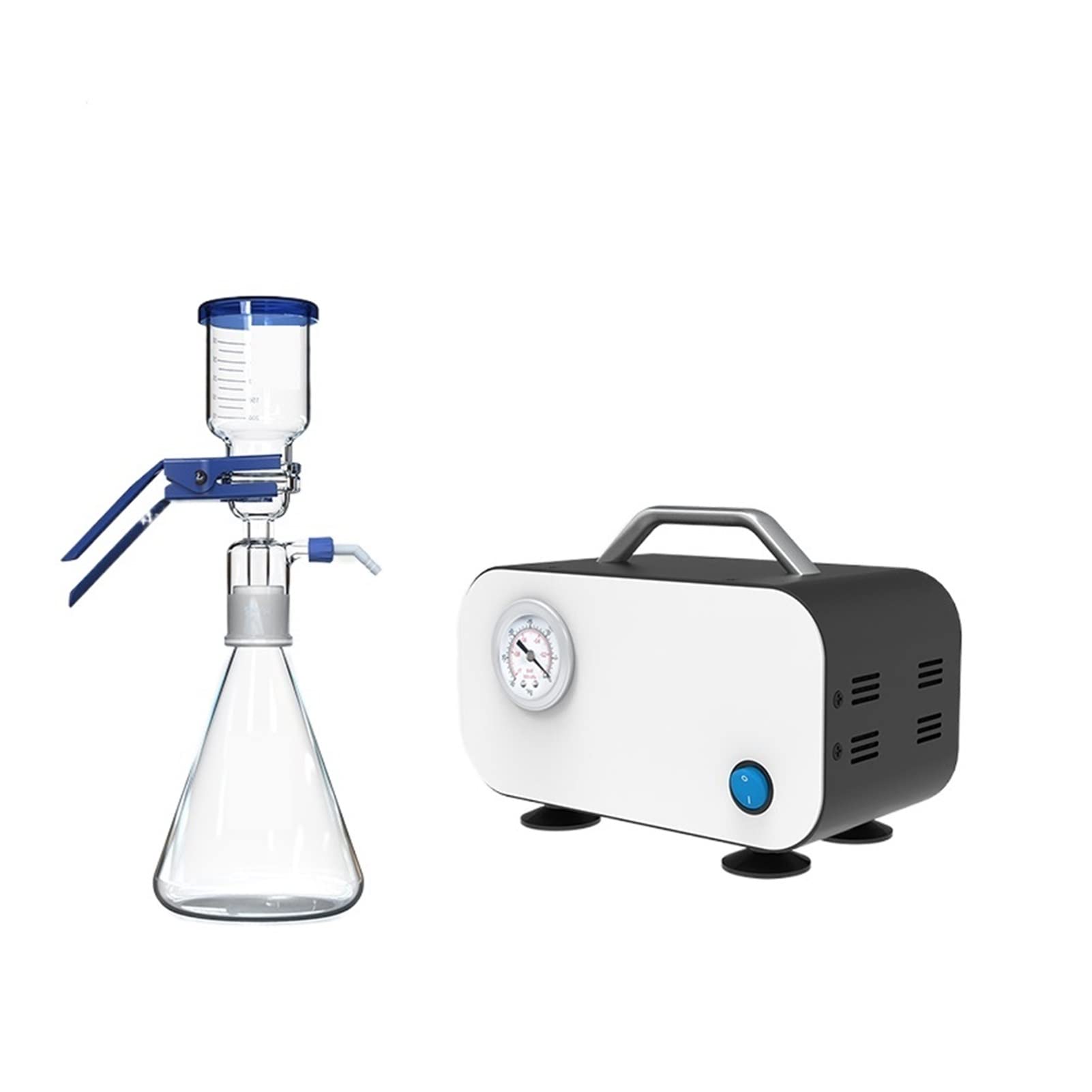 Zentrifuge, DC 12V Miniöl-freie Membran Luftvakuumpumpe Laborfilterpumpe Tragbare Unterdruckpumpe Laborausrüstung(VP-30L)