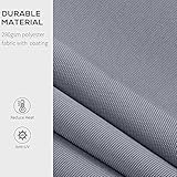 Outsunny 4 x 3 m Retractable Manual Awning, Anti-UV and Water Resistant Sun Shade Shelter with Fittings and Crank Handle, Aluminium Frame Outdoor Garden Patio Canopy, Grey - Image 3