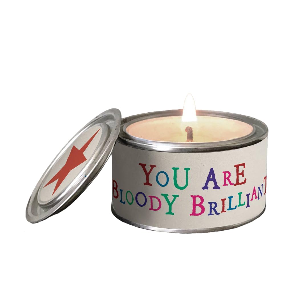 Tin Candle Thoughtful Lemon &Thyme Scent Handpoured Birthday Gift East Of India