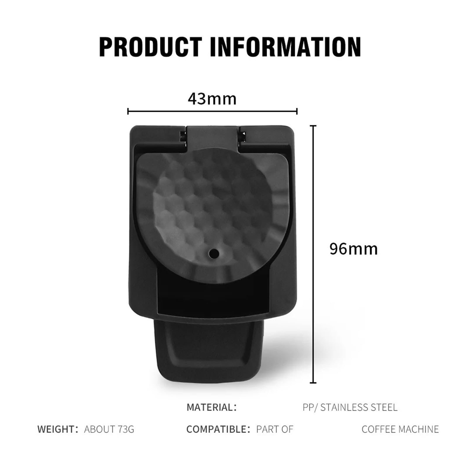 Adaptador De Café Compatible Con Nespresso, Adaptador For Cápsulas, Compatible Con Dolce Gusto Y Melody Genio 2 Mini ME Maker(2pcs)