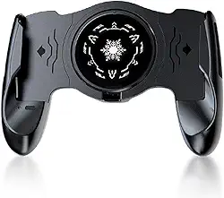 JK01S Ventilador de refrigeração para jogos para celular, preto, luz RGB, radiador de refrigeração semicondutor de clip-on