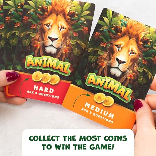 Image of Guess the Animal Game for Kids & Family, Fun Guess in 5 Clues Learning Toy