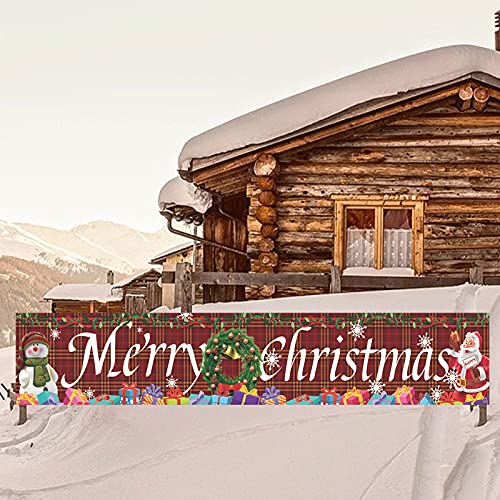 KAINSY Banner natalizio per esterni, portico di