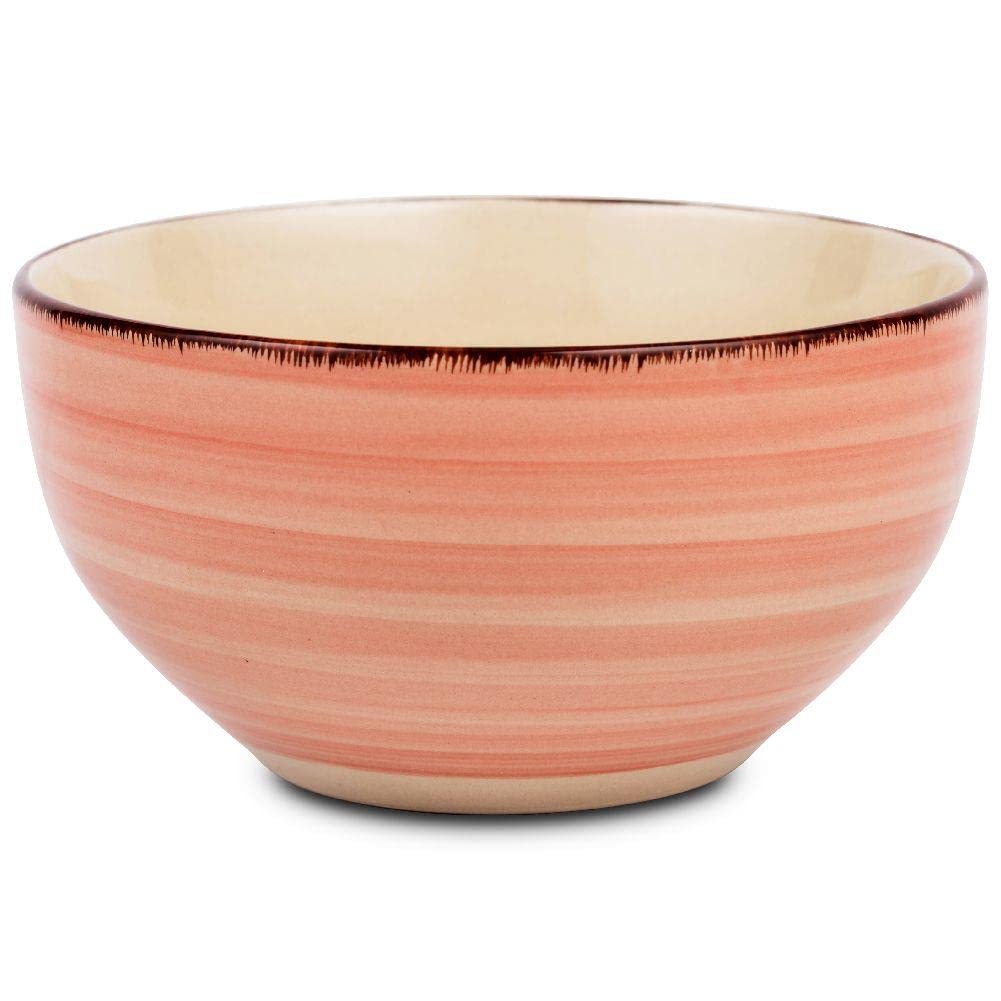 Nava Ceramic bowl, soup bowl, cereal bowl, salad bowl, TERRA COTTA 14 cm, 600 ml, NAV.TC65425