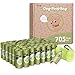 Viesap Sacchetti Per Cani, 705 Pezzi Dog Poop Sacchetti Dog Sacchetti Di Rifiuti Con Dispensers, Extra Spesso A Prova Di Perdite Dog Poo Bags Fatti Da Amido Di Mais, Verde Sacchetti Per Cani.