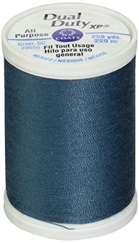 Hilo para coser Coats Dual Duty XP 250 yardas Azul verde claro miniatura 1