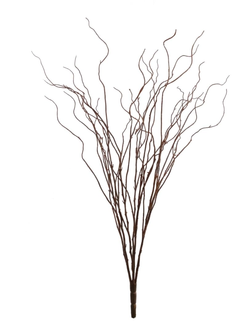 33-Inch Brown Twig Bush Decoration - Natural and Rustic Home Décor Accent - Versatile Indoor or Outdoor Use - Handcrafted and Lifelike Design