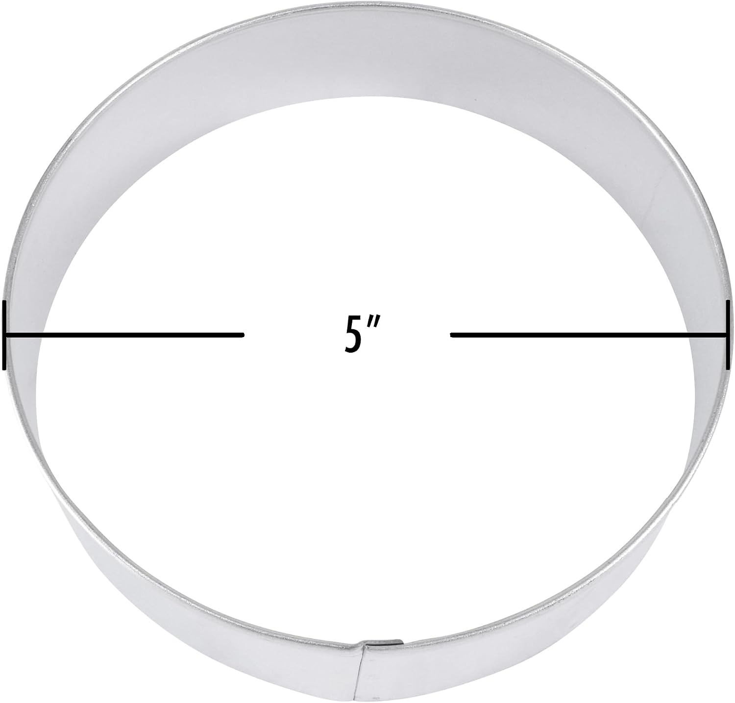 R&M Biscuit Cutter 5" Stainless Steel – Round Baking Cutter for Biscuits, Pastries, Dough & More image 4