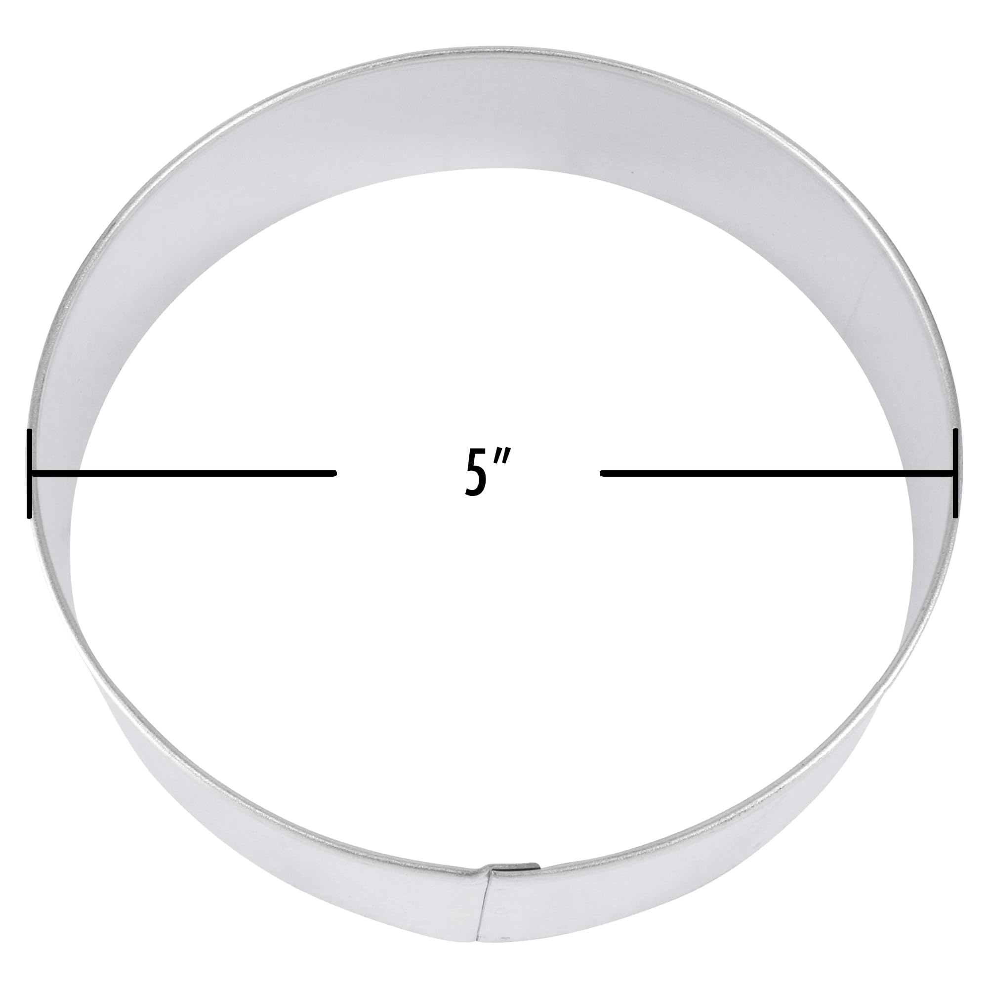 CybrTrayd RM-1730 R&M Cortador de galletas de 5 pulgadas, Acero, Metálico