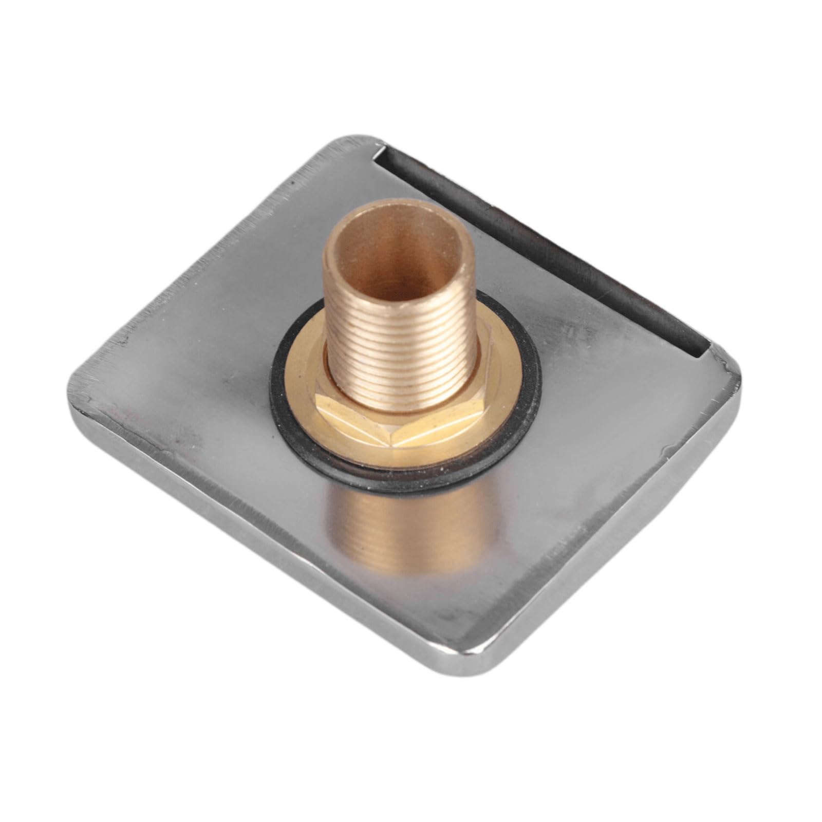 Rustproof Stainless Steel Square Waterfall Spout for Bath and Pool Offering Gentle Cascading Water Flows Experiencing Swimming Pool Waterfall Faucet