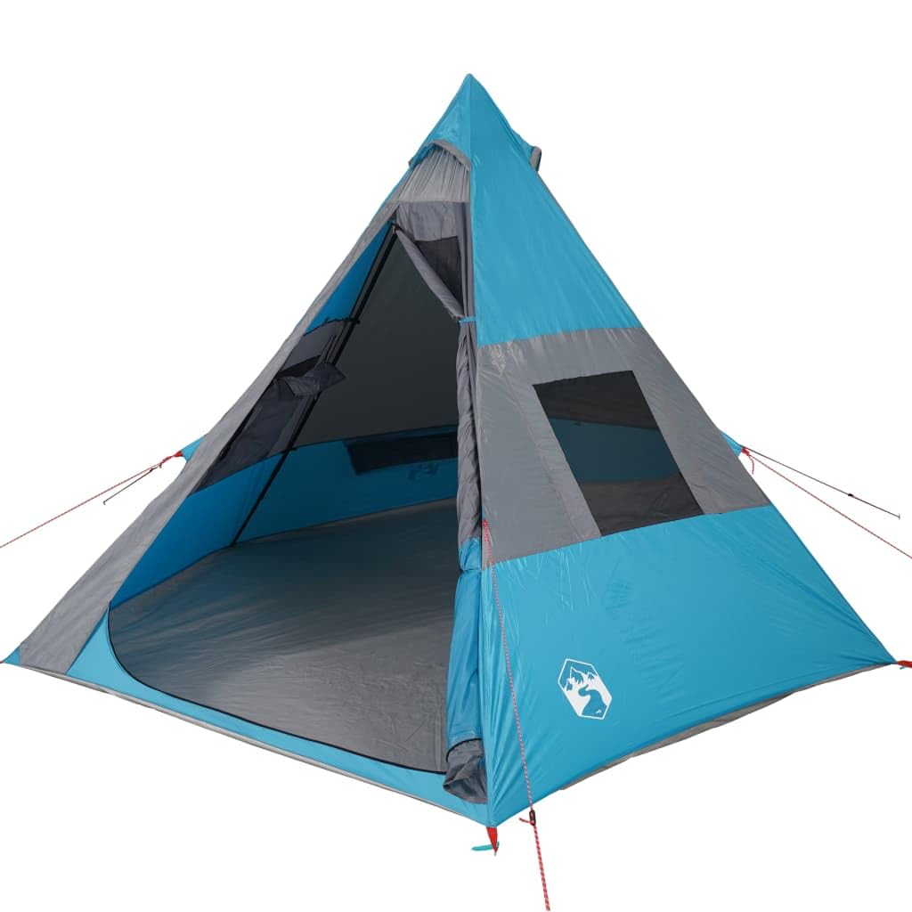 Annlera Campingzelt Blau 7 Personen Zelt Familie Großes Zelt Outwell Zelt Campingzelt Wasserdicht Kühles Zelt Ideal für Campen & Festival Sport & Freizeit