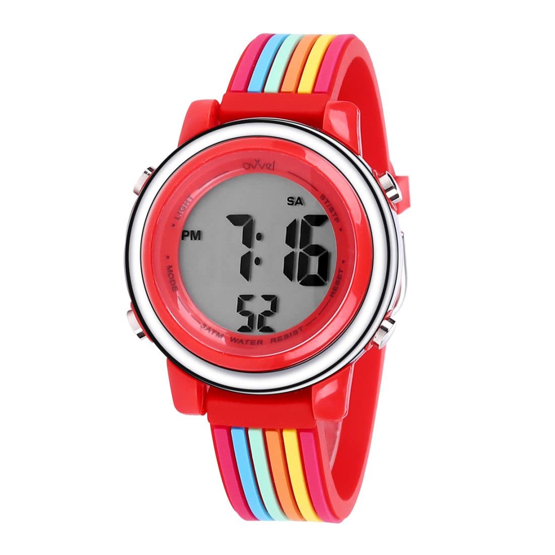 Niñas reloj - Hermoso y lindo niños de dibujos animados reloj digital con profesor maestro maestro