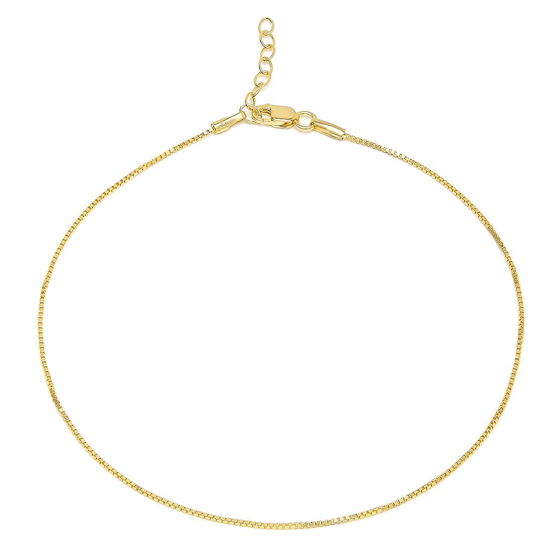 ZAVYA 925 Sterling Silver Modest Chain Gold Plating Chain Anklet (Single) | | Gift for Women & Girls | With Certificate of Authenticity & 925 Stamp (B0C7LRCCSP) Amazon Price History, Amazon Price Tracker