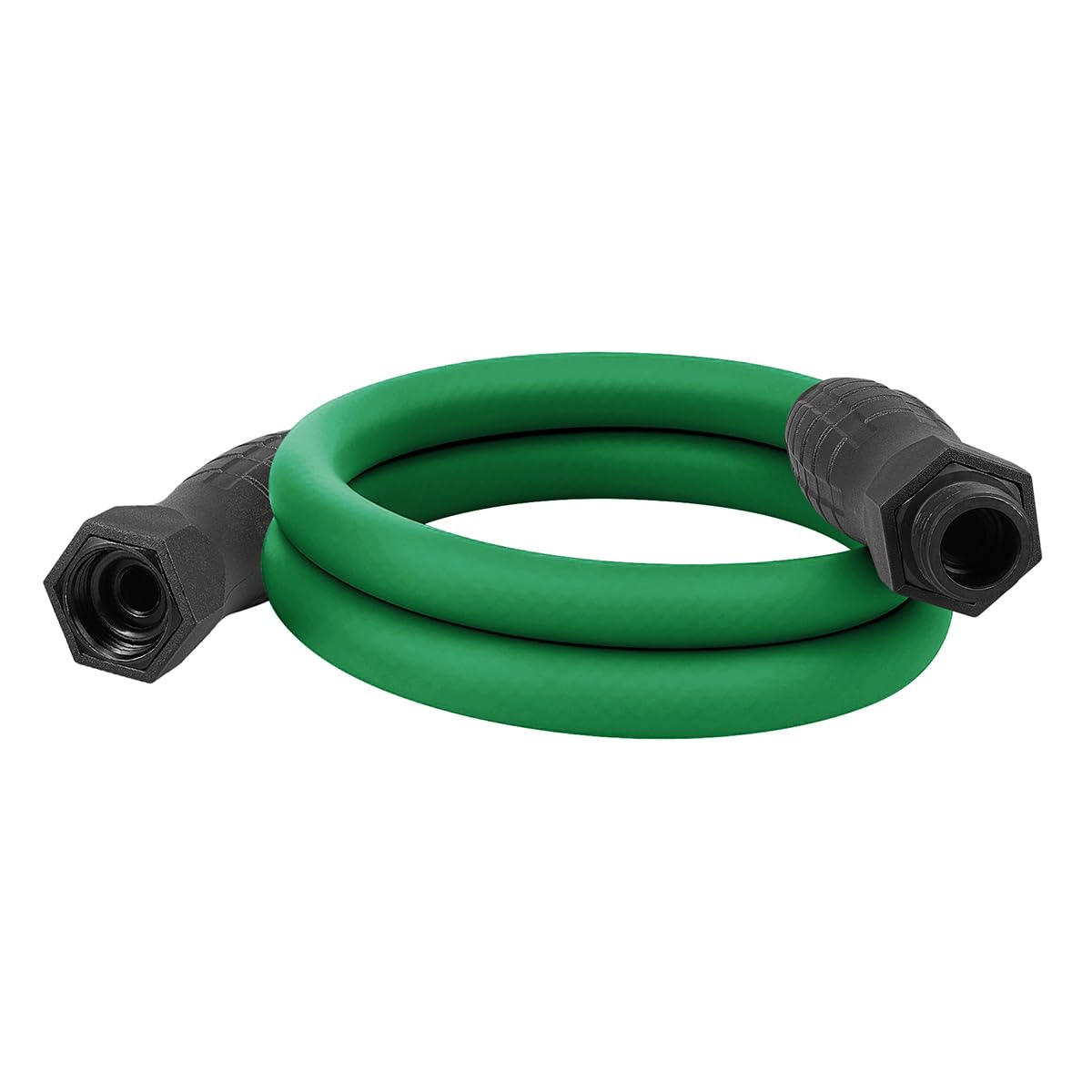 Flexzilla Colors SwivelGrip Garden Hose 5/8 in. x 5 ft., Lightweight All-Weather Water Hose, Durable and Flexible, Leak-Free Connections, Forest Green