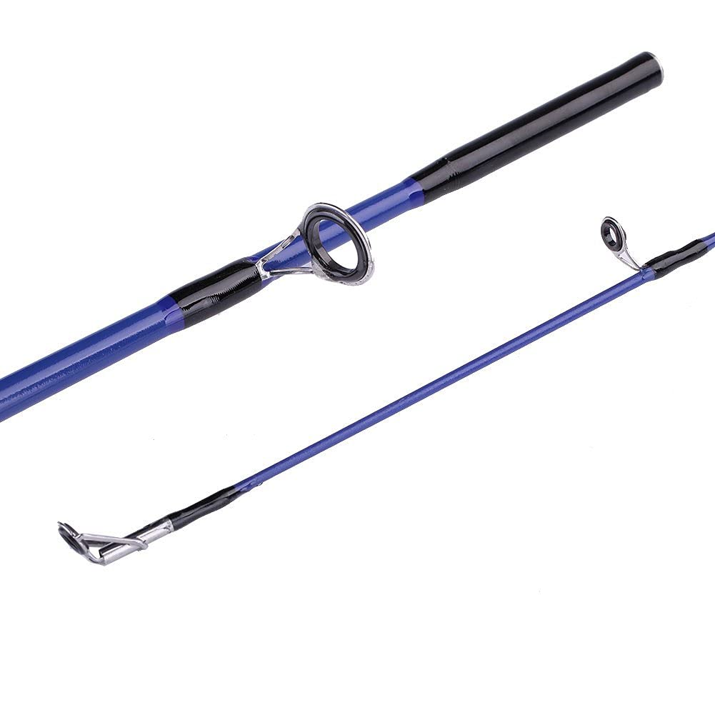 Hetkrishi Unbreakable Solid Spinning Portable Lure Section Feeder Sea Fishing Rod 1.5M (5ft.) 1