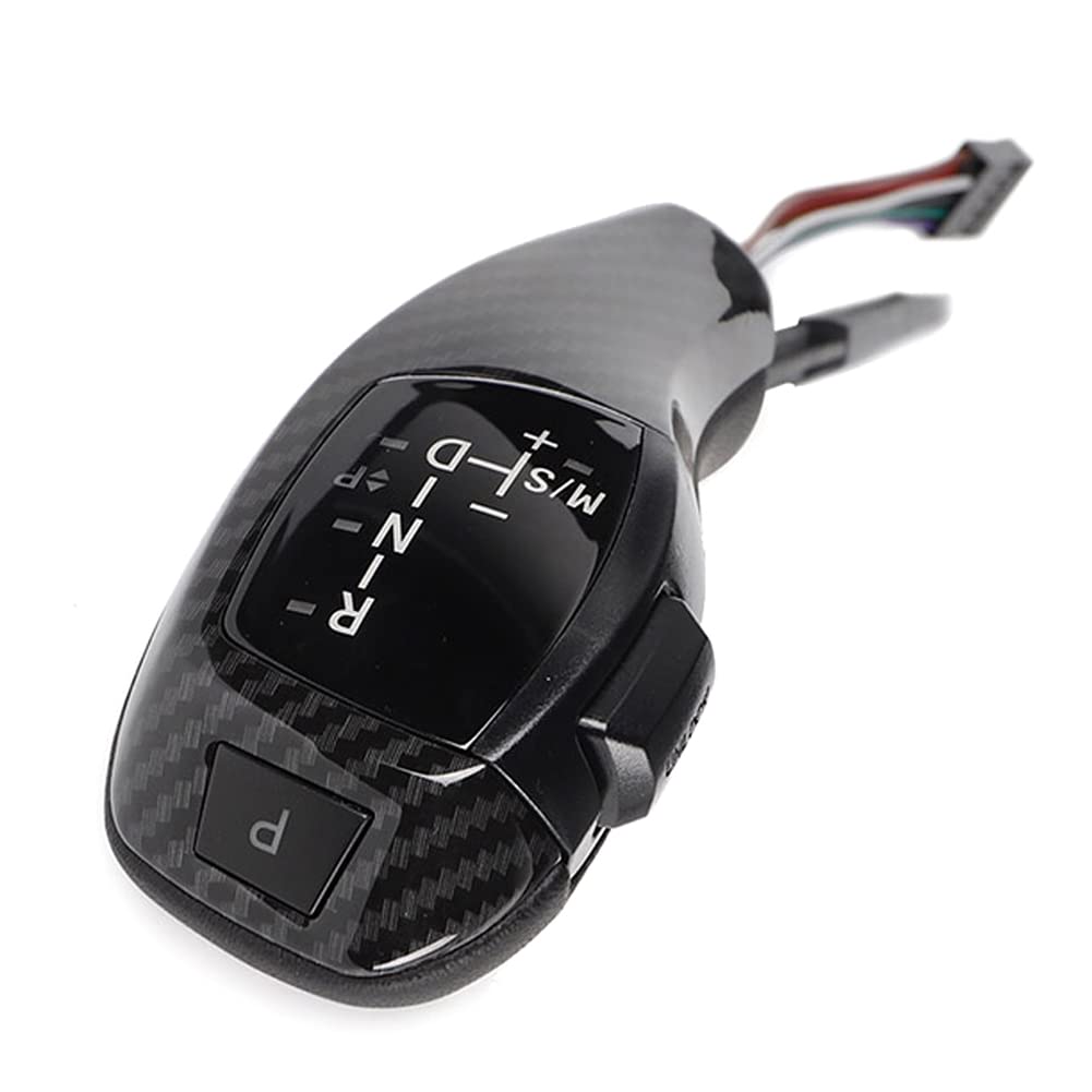 Pomello Cambio Manuale 6 Marce In Radica Di Legno Compatibile BMW Serie 1, 3, 5, 6, X1, X3, X5 - Copricambio ABS/pelle