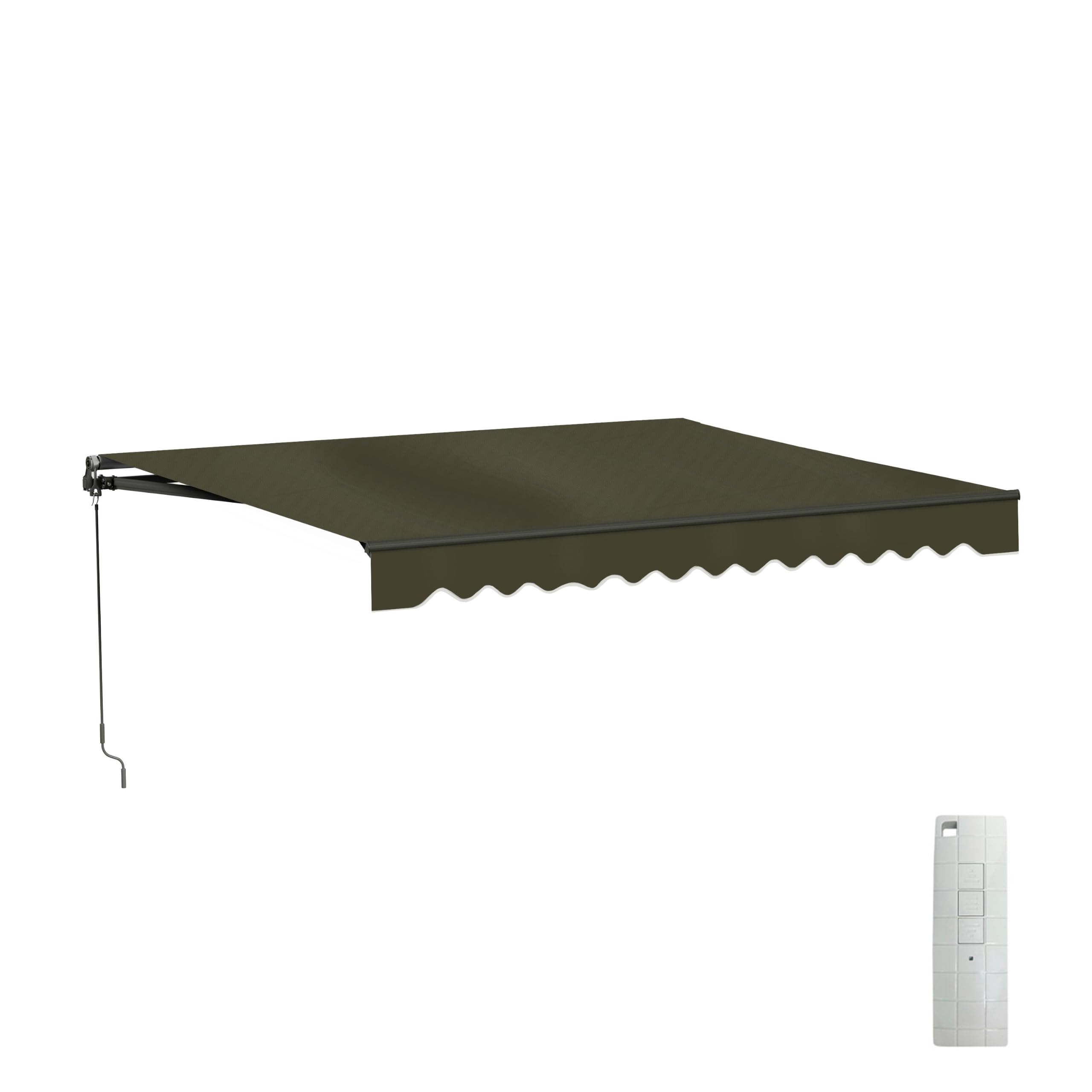 ALEKO Electric Patio Awning Caribbean 10x8