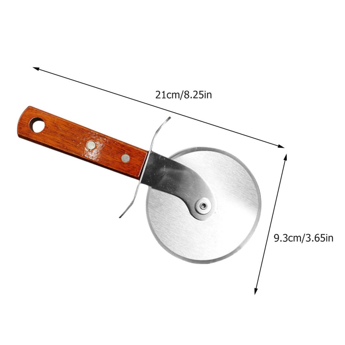 GLEAVI 1 PC Stainless Steel Pizza Cutter Wheel Multi Functional Kitchen Gadget for Effortless Slicing Ergonomic Handle Design for Comfort for Baking Pies and Pizza Preparation
