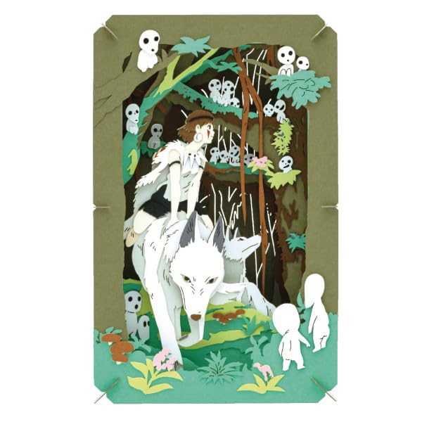 Merchandising Studio Ghibli: Ensky - Princess Mononoke - The Forest Where Kodama Lives - Paper Theater